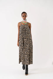 Lollys Laundry Lungo Maxi Dress - Leopard Print