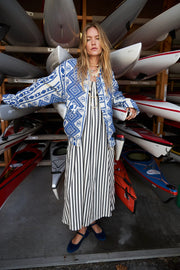 Lollys Laundry Lungo Maxi Dress - Stripe