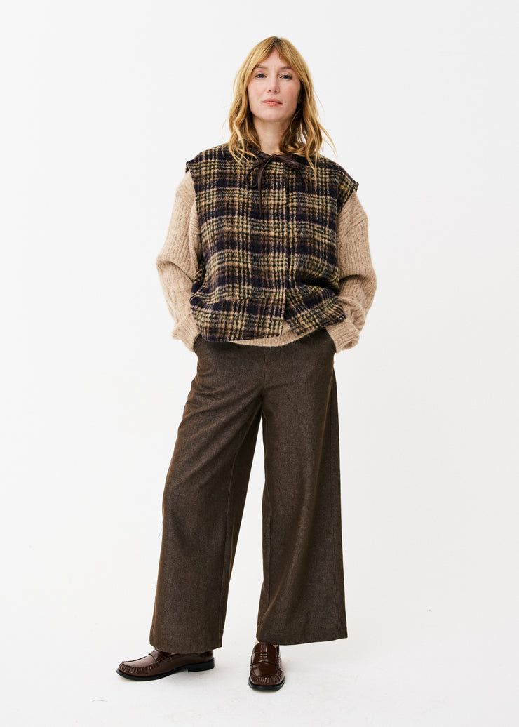 Maison Anana Piat Tartan Gilet