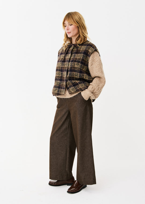 Maison Anana Piat Tartan Gilet