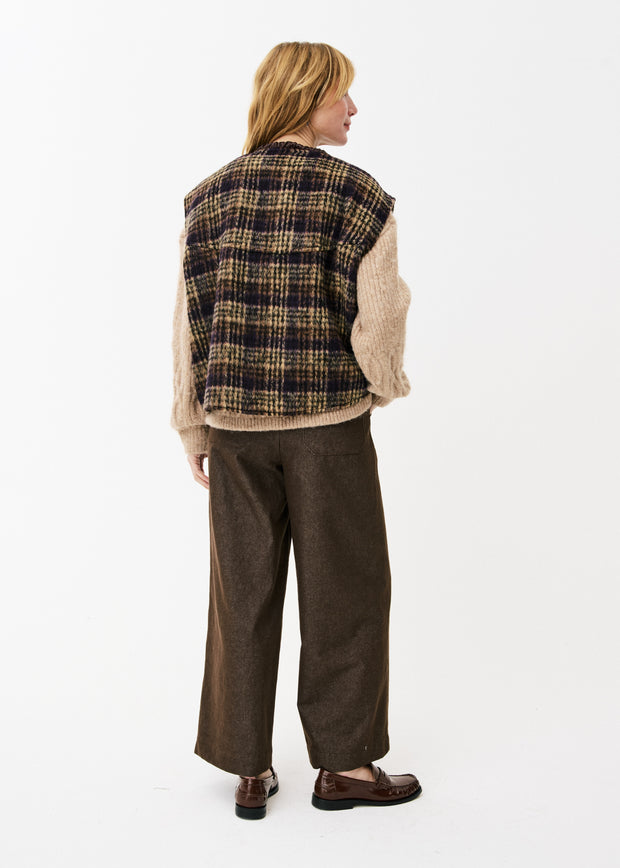 Maison Anana Piat Tartan Gilet