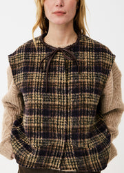 Maison Anana Piat Tartan Gilet