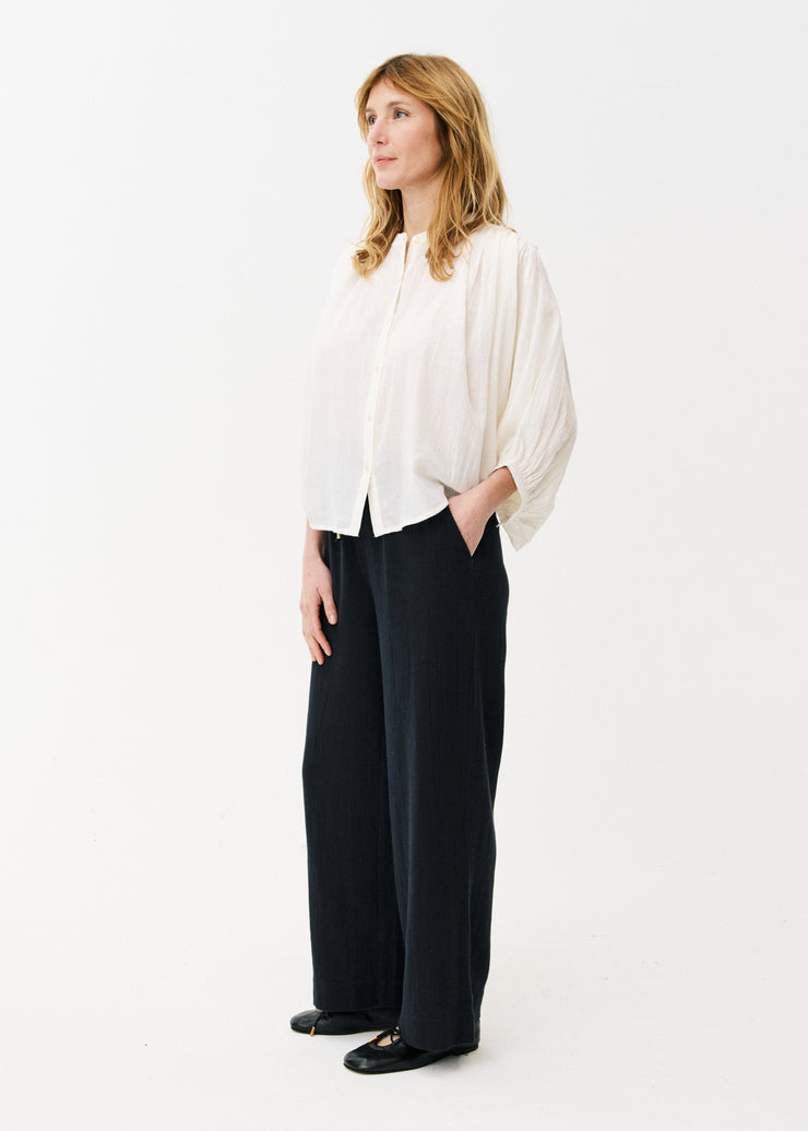 Maison Anana Aurette Bat Wing Cotton Shirt