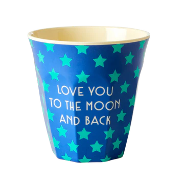 Rice Melamine Cups - Fun Times Blues