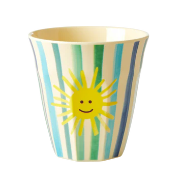 Rice Melamine Cups - Fun Times Blues