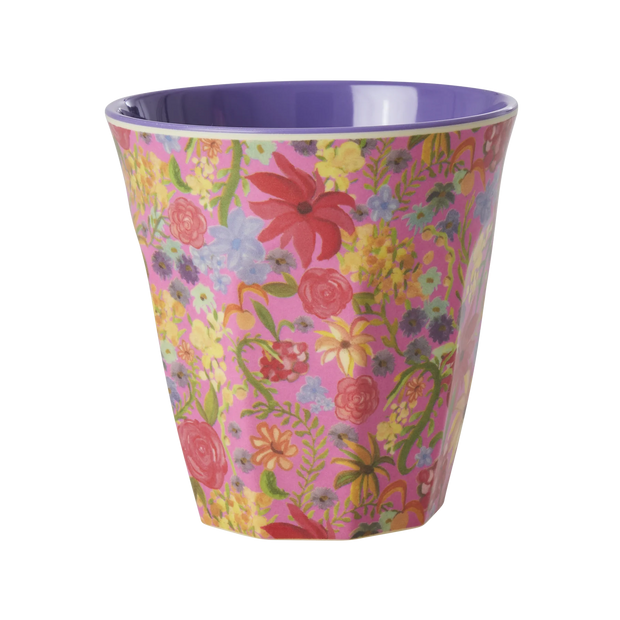 Medium Melamine Cup - Swedish Flowers