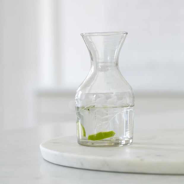 Etched Mini Carafe - Rambling Vine