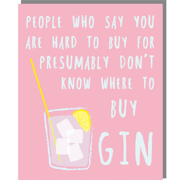 People Who Say... Buy Gin Card