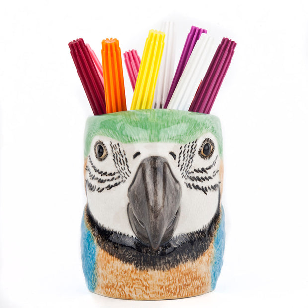Animal Pencil Pots - Macaw