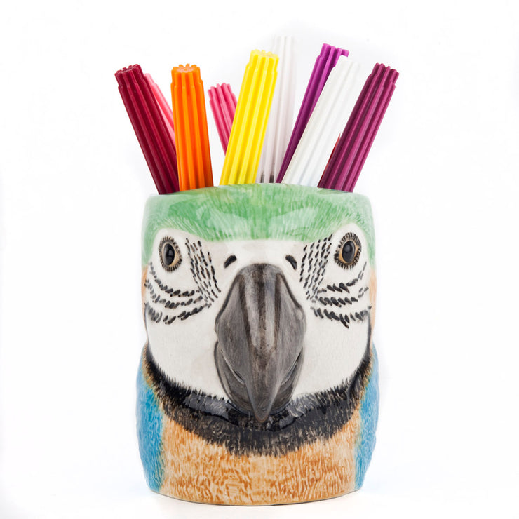 Animal Pencil Pots - Macaw