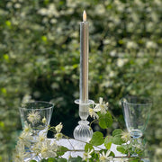 Tinkalink Fabric Wrapped LED Candles x 2 - Metallics