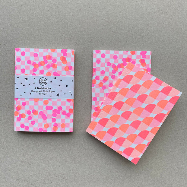 Set of 2 Riso Printed Notebooks