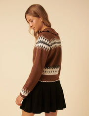 Nobody's Child Fairisle Cardigan