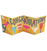 Congratulations Concertina Card