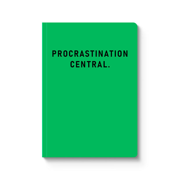 Paperback Notebook A5 - Procrastination Central