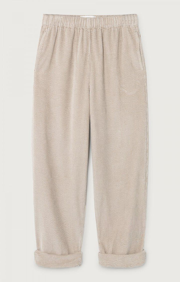 American Vintage Padow Cord Trousers - Mastic