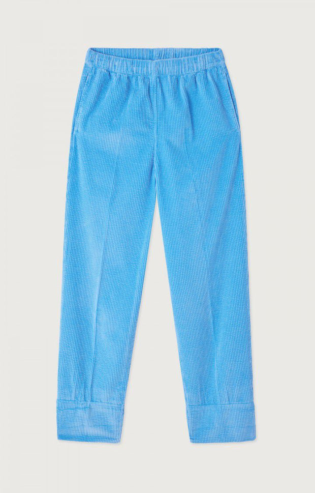 American Vintage Padow Cord Trousers - Celestial Blue