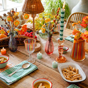 Talking Table Striped Dinner Candles - 28cm