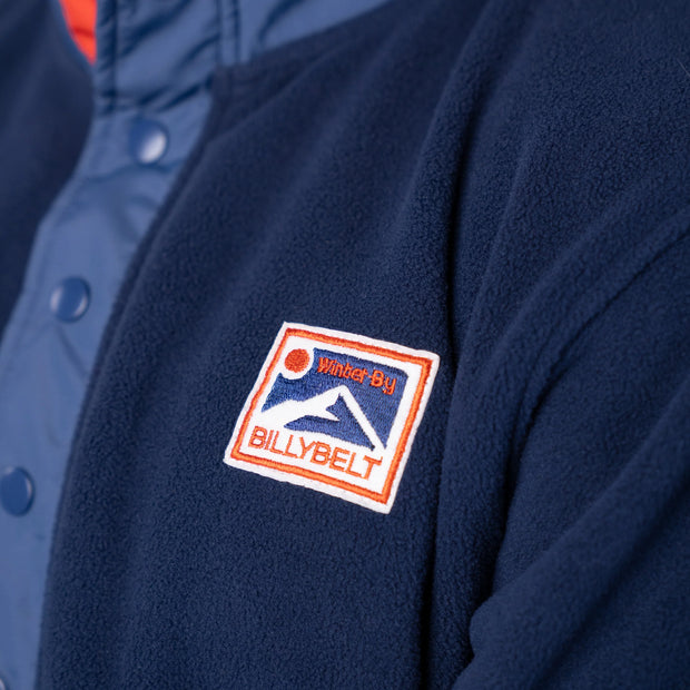 Billybelt Retro Polar Fleece Sweatshirt - Navy