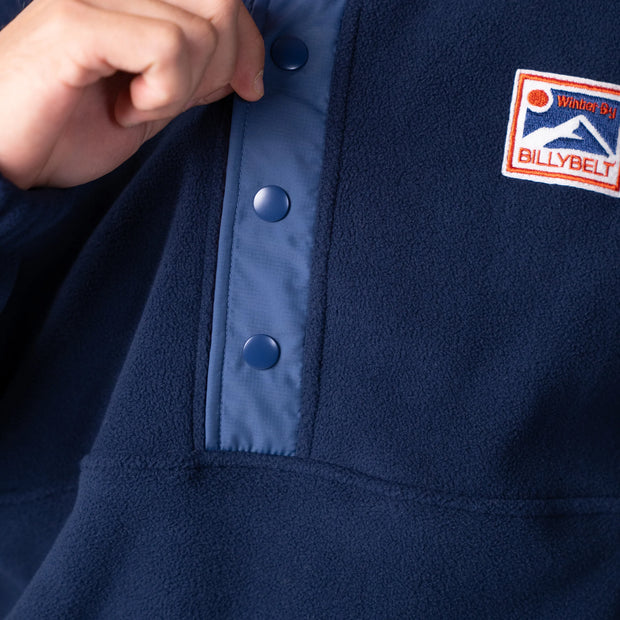 Billybelt Retro Polar Fleece Sweatshirt - Navy