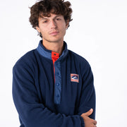 Billybelt Retro Polar Fleece Sweatshirt - Navy