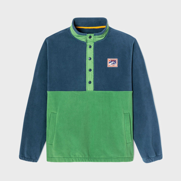 Billybelt Retro Polar Fleece Sweatshirt - Navy & Green
