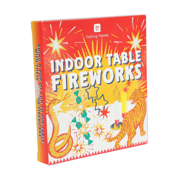 Retro Red Indoor Explosive Set - Table Fireworks