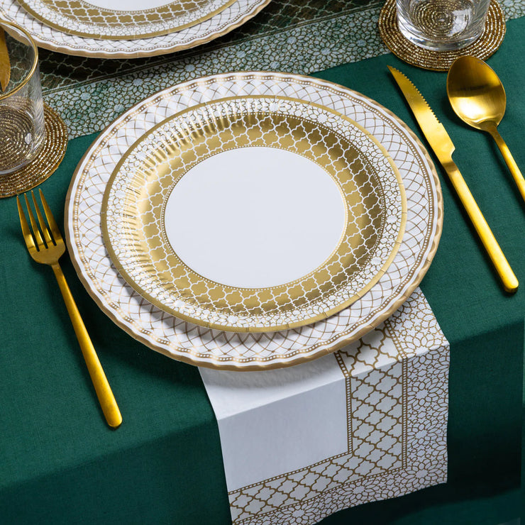 Talking Tables Gold Tile Paper Napkins