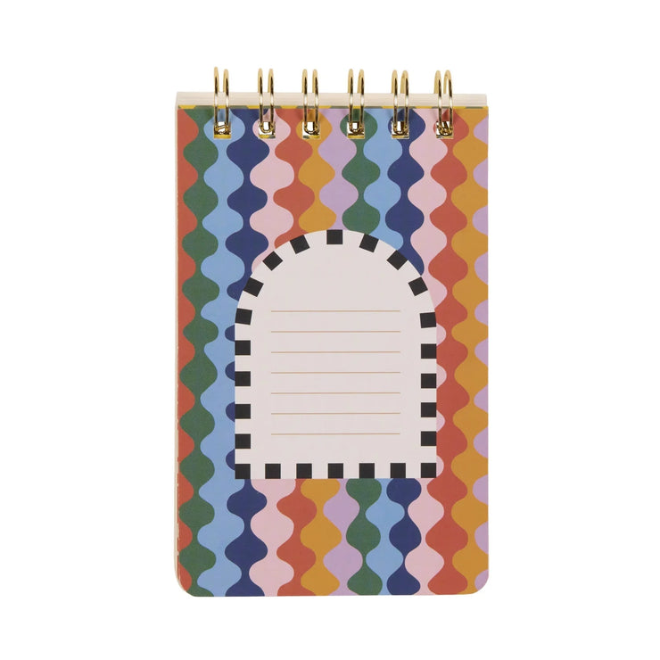 A Dopo Twin Wired Notepad - Peacock