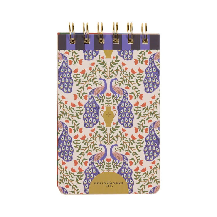 A Dopo Twin Wired Notepad - Peacock