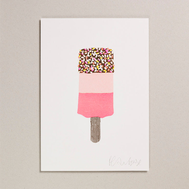 Petra Boase A4 Risograph Print - Fab Lolly