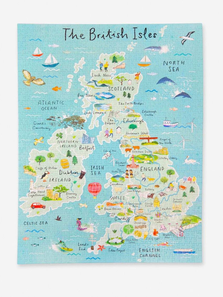 Talking Tables 1000 Piece Puzzle - British Isles