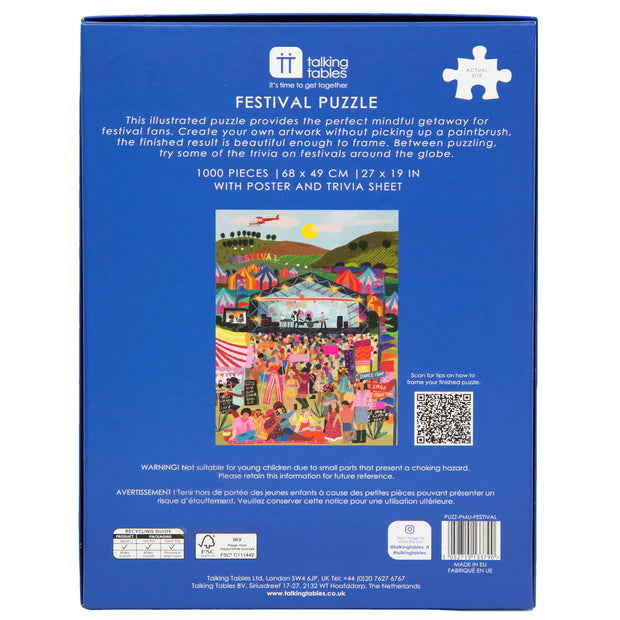 Talking Tables 1000 Piece Puzzle - Festival