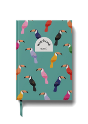 Yop & Tom Lined Hardback Notebooks - Toucan Tapestry