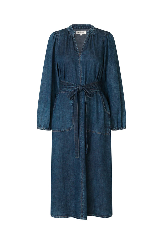 Lollys Laundry Denim Paris Midi Dress