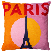 Square Needlepoint Cushion - Paris