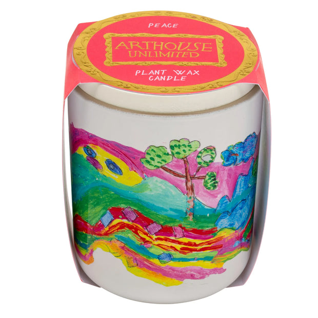 Arthouse Unlimited Plant Wax Candle - Peace