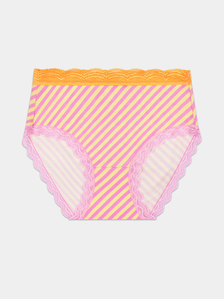 Stripe & Stare High Rise Knicker - Pick N Mix Stripe