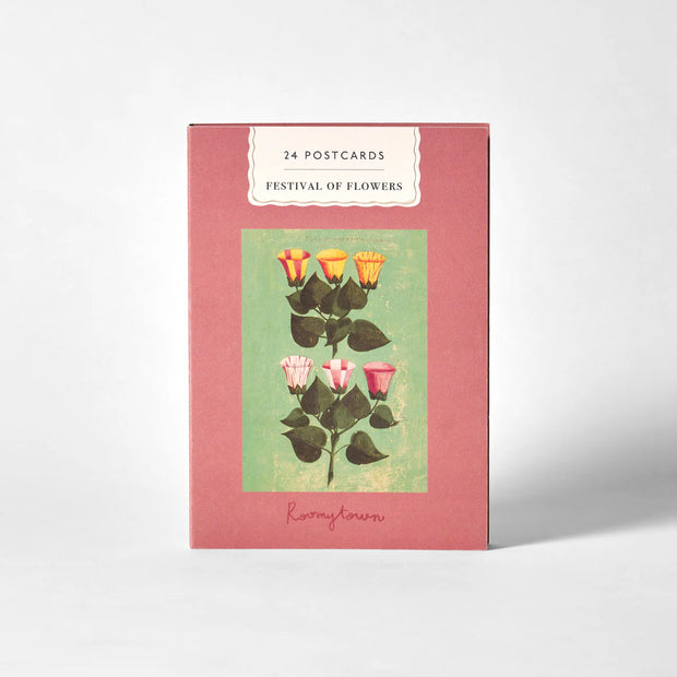 Roomytown Postcard Book - Festival Of Flowers