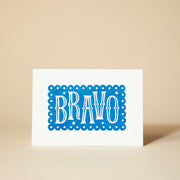 Pressed and Folded Card - Bravo