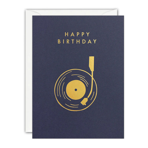 James Ellis Mini Birthday Record Player Card