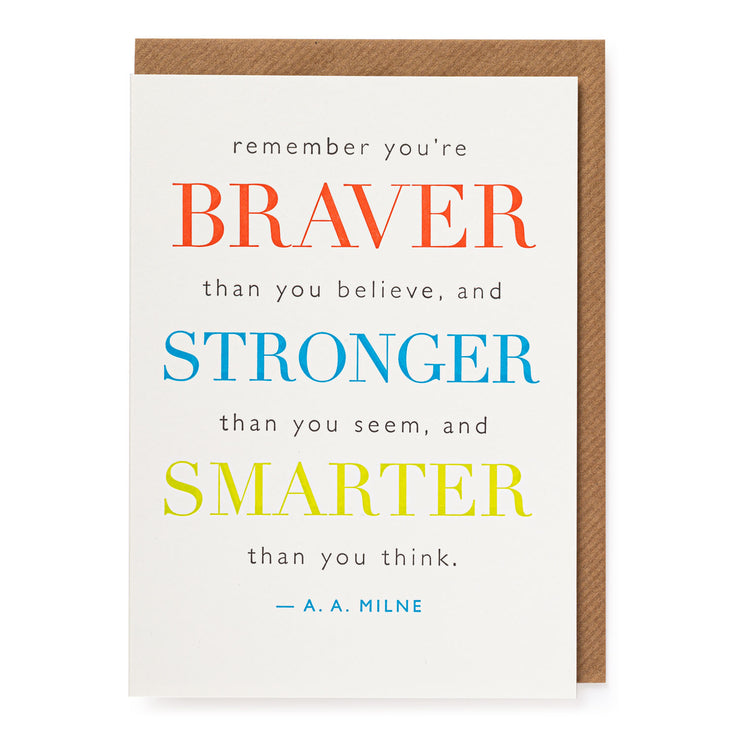 Archivist Braver Stronger Smarter Card