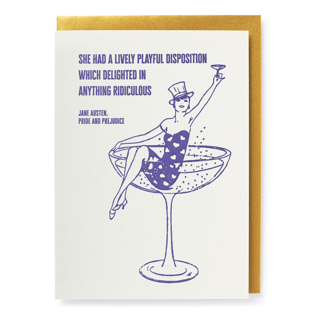 Archivist Ridiculous Champagne Card