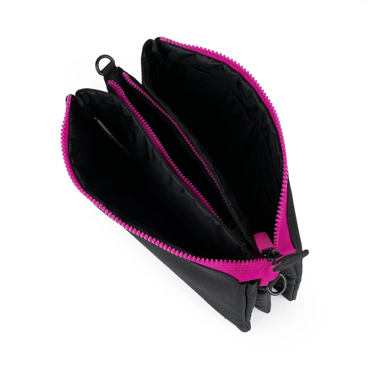 Roka Carnaby XL Crossbody Bag - Pink Label Black