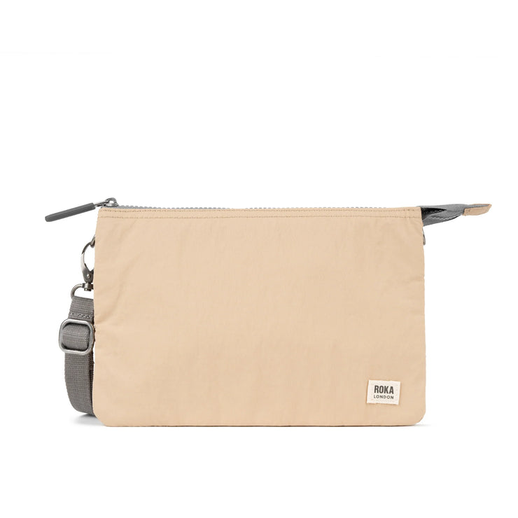 Roka Carnaby XL Crossbody Bag - Biscotti Taslon