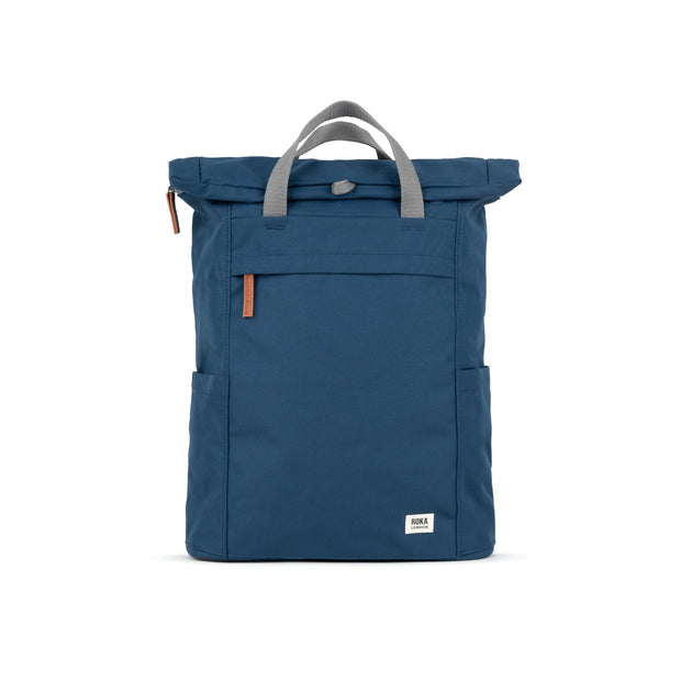 Roka Finchley Canvas Small Backpack - Deep Blue