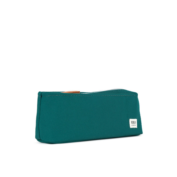 Roka Pimlico Recycled Pencil Case - Teal