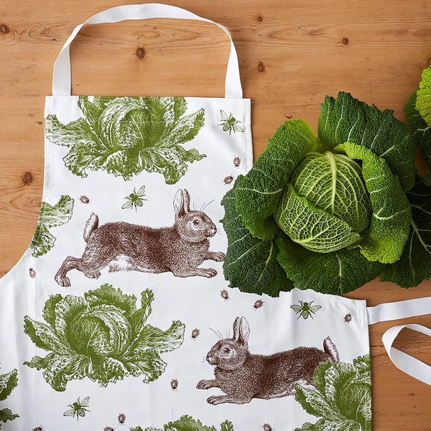Thornback & Peel Apron - Rabbit & Cabbages
