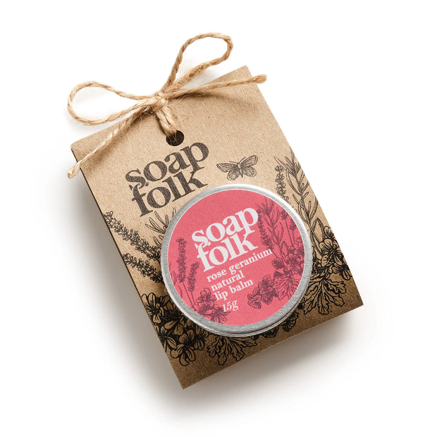 Soap Folk Lip Balm - Rose Geranium