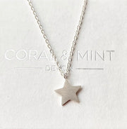 Coral & Mint Star Necklace